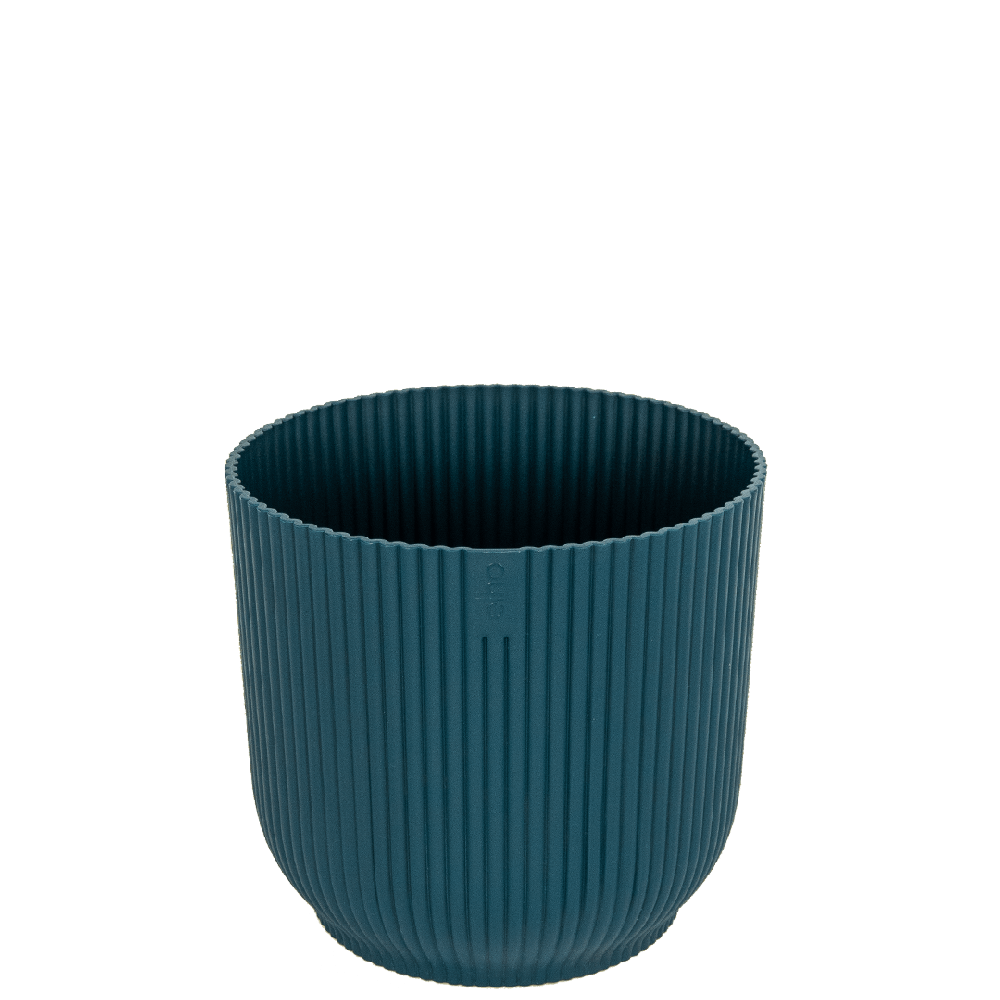 Elho-vibes-fold-blauw-bloempot-16cm
