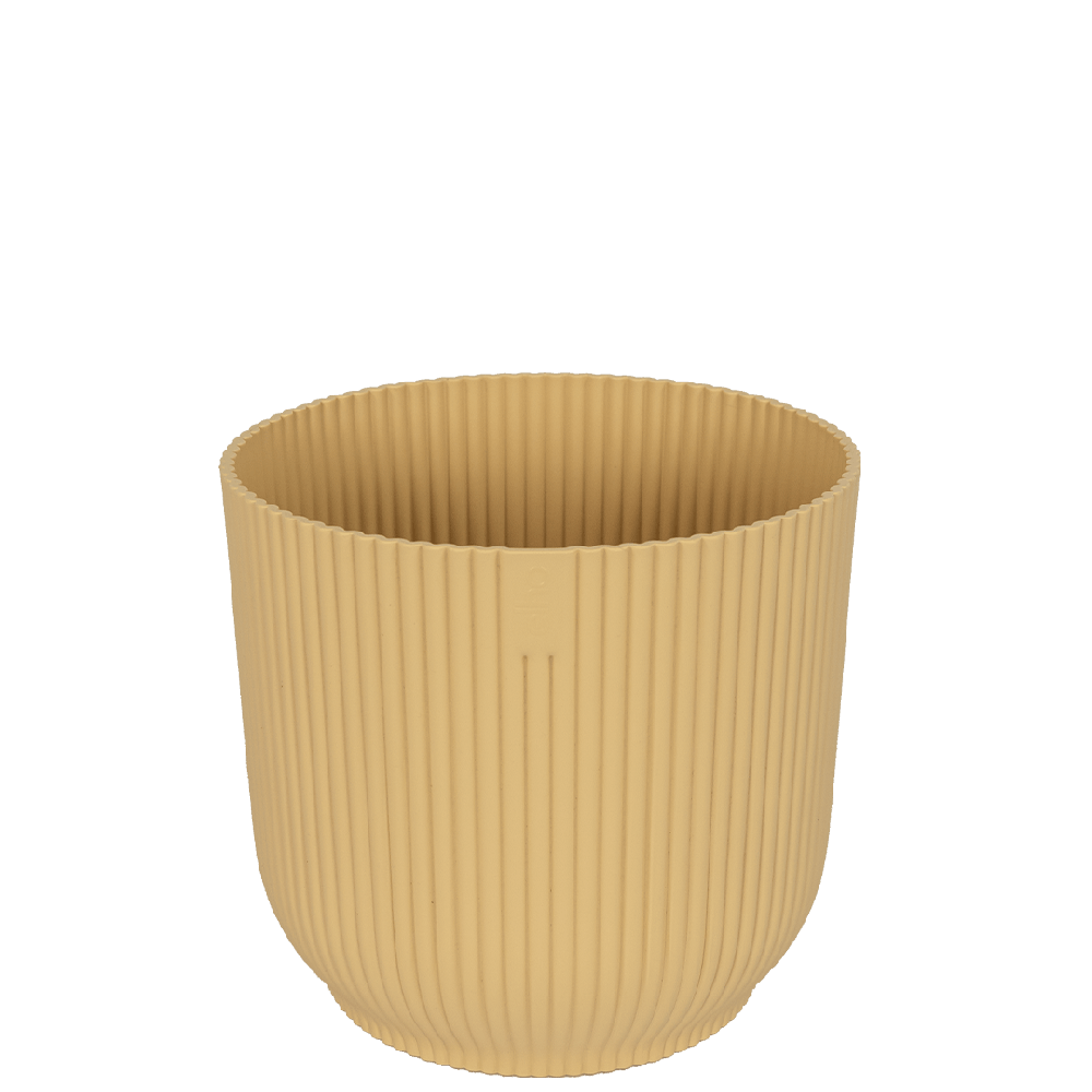 Elho-vibes-fold-geel-bloempot-18cm