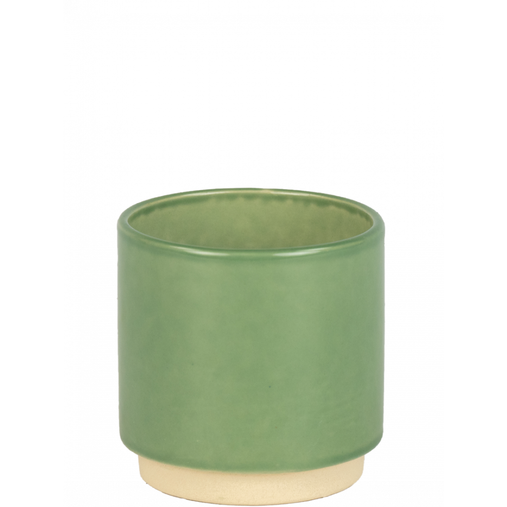 Keramiek-potje-groen-klein