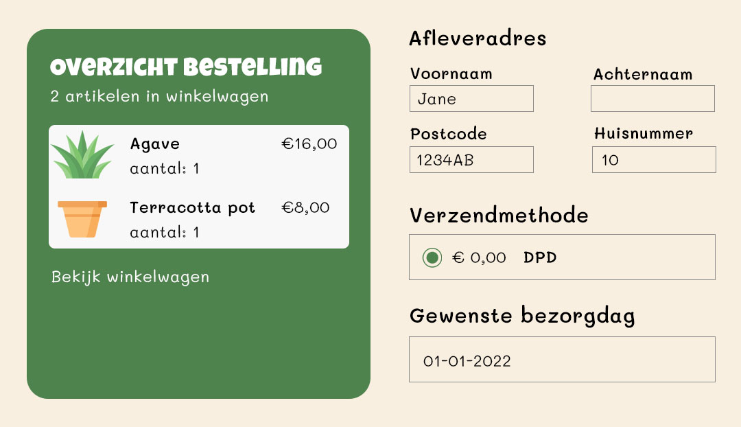 bestellen stap 3 bestellen stap 3